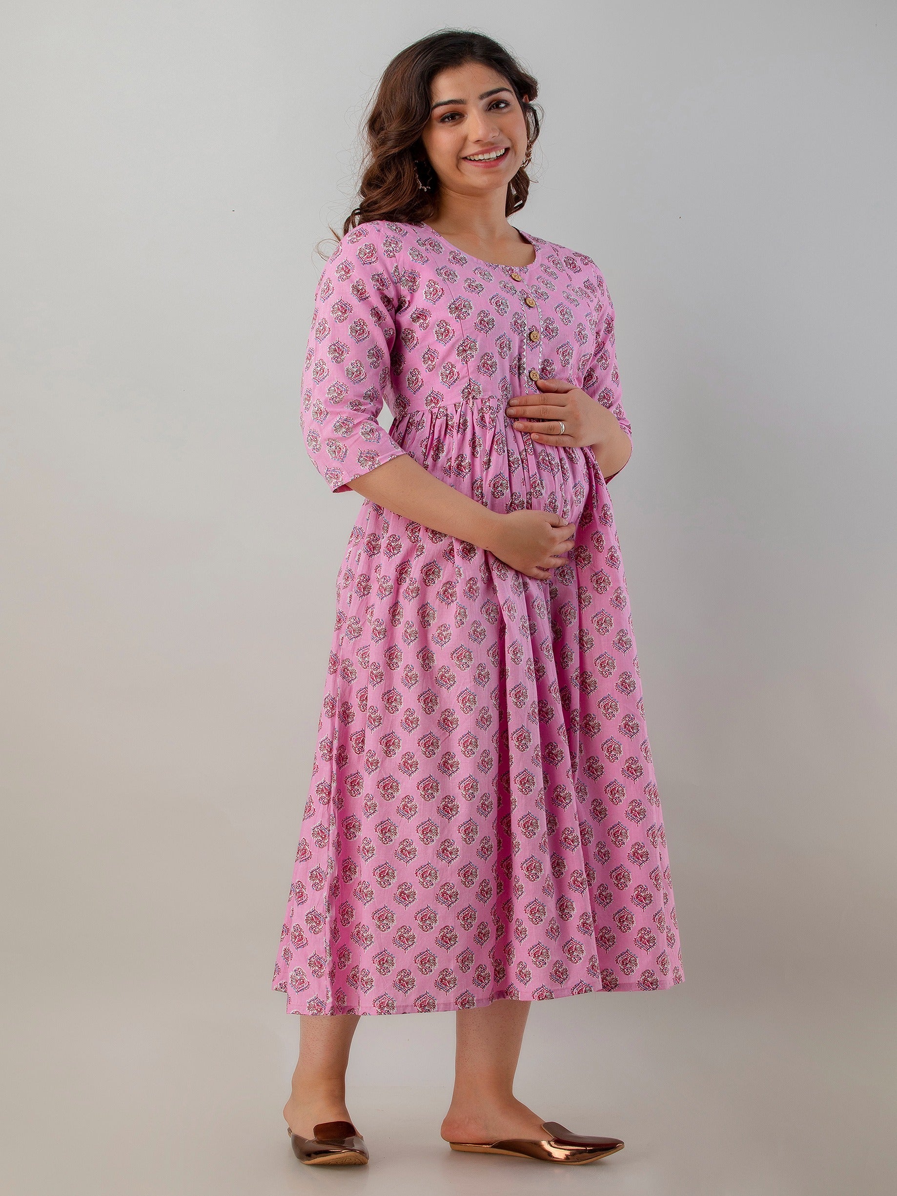 Buy Mintmarie Womens Rayon Maternity DressEasy Breastfeeding DressWestern  Dress with Zippers for Nursing Pre and Post Pregnancy Online at Best Prices  in India  JioMart
